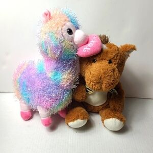 2 X BEE HAPPY  stuffed animals